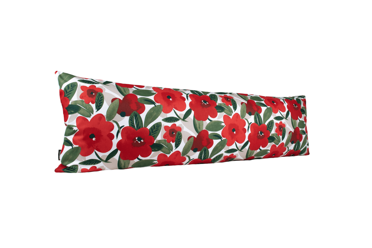 Vartalotyynynpäällinen Niina 45x145cm - punainen