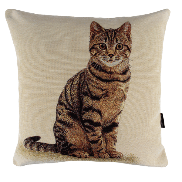 Koristetyyny Istuva kissa 45x45cm