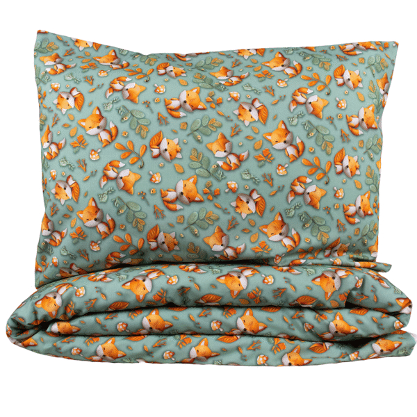 Lasten pussilakanasetti Pikkuketut 120x160cm