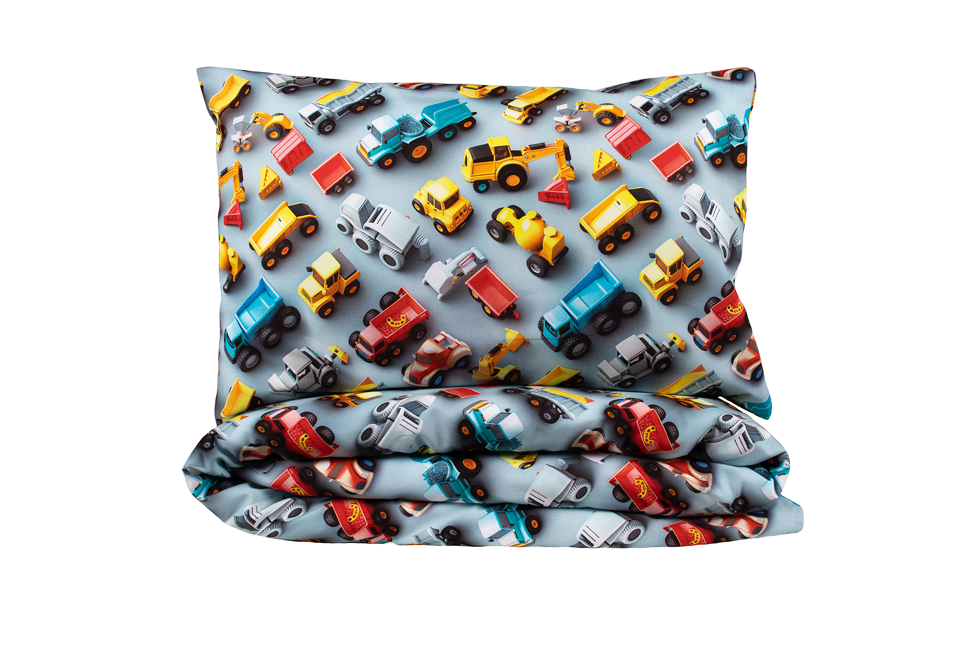 Lasten pussilakanasetti Pikkuautot 120x160cm