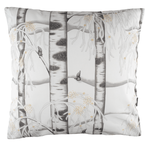 Koristetyyny Tontut oksilla 60x60cm