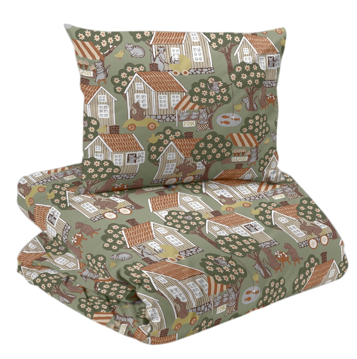 Pussilakanasetti Kesämökki 150x210cm