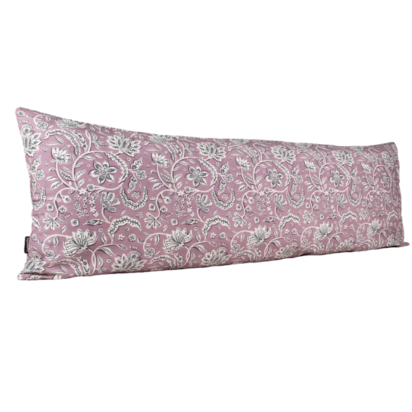 Vartalotyynynpäällinen Kierrekukka 45x145cm - lila
