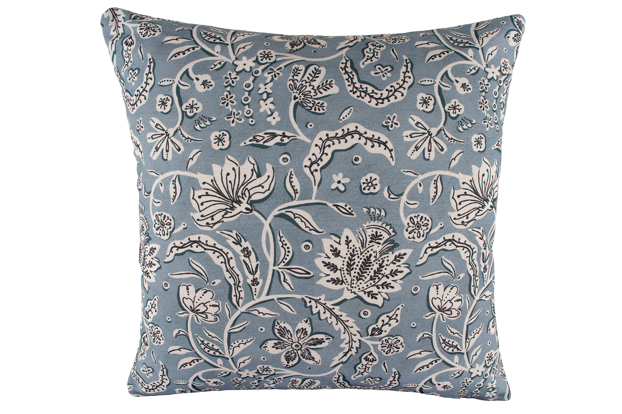 Koristetyyny Kierrekukka 45x45cm - sininen