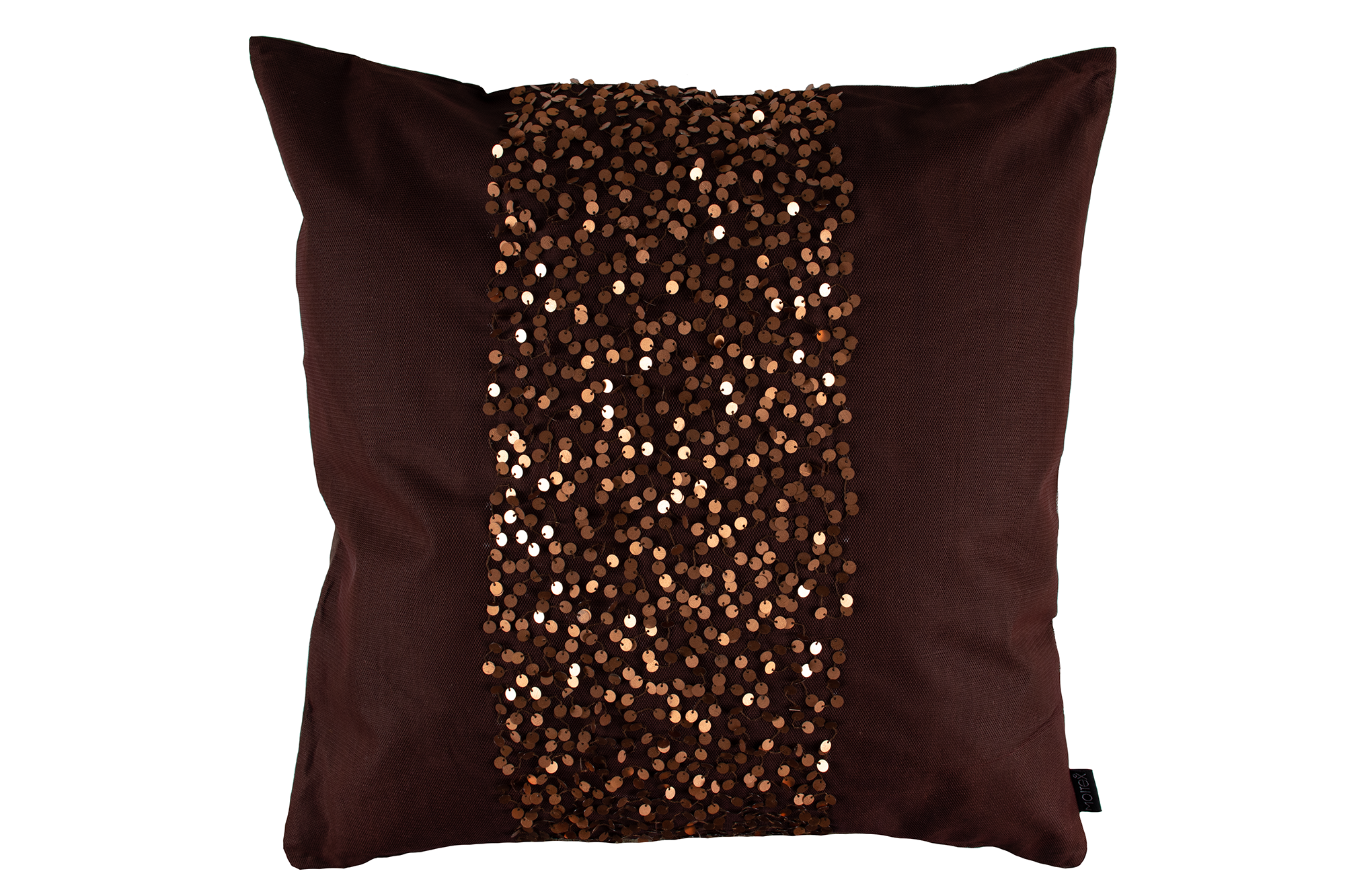 ALE Paljettityyny 50x50cm - ruskea